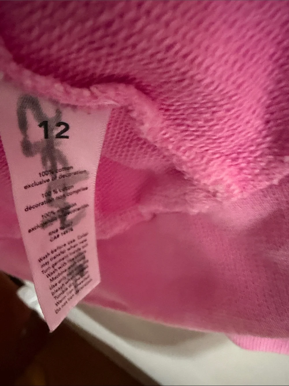 OshKosh B'gosh Light Pink Full-Zip Hooded Sweatshirt